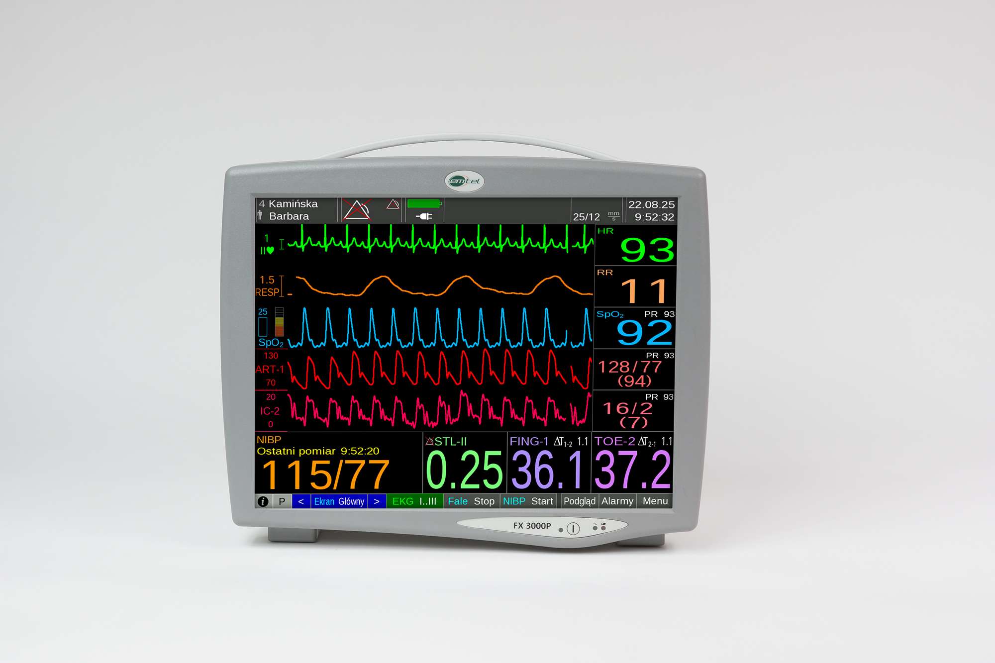FX 3000P – Portable Patient Monitor